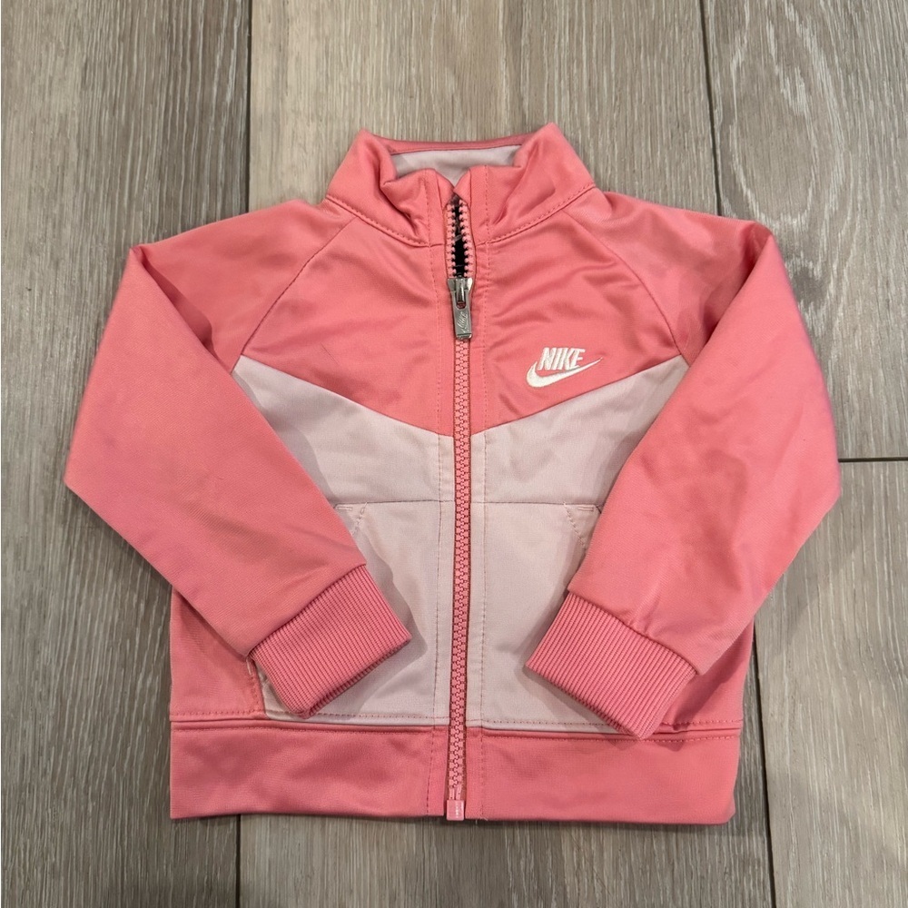 Nike Girls Coral Pink Track Jacket